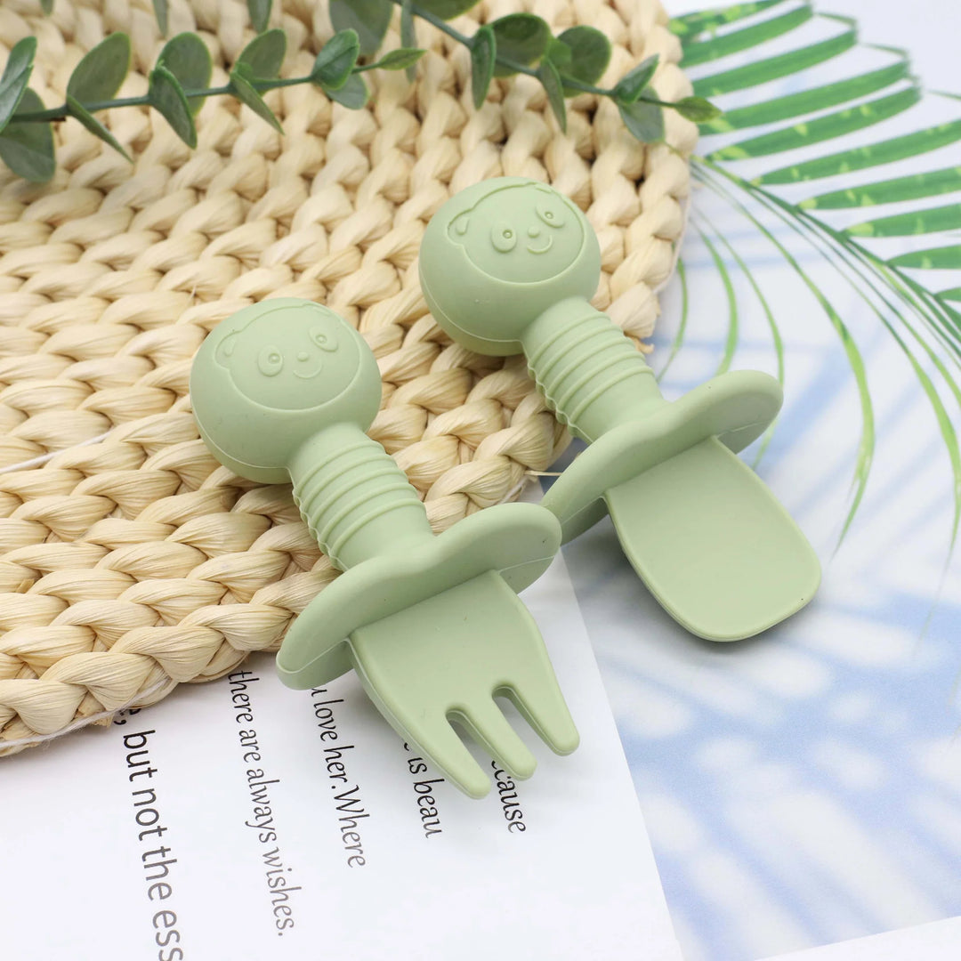 Little Bear Baby Spoon & Fork Set