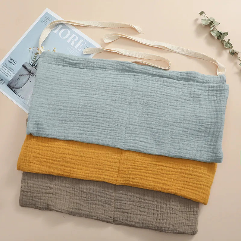 Baby Crib Organizer with 2 Storage Pockets
