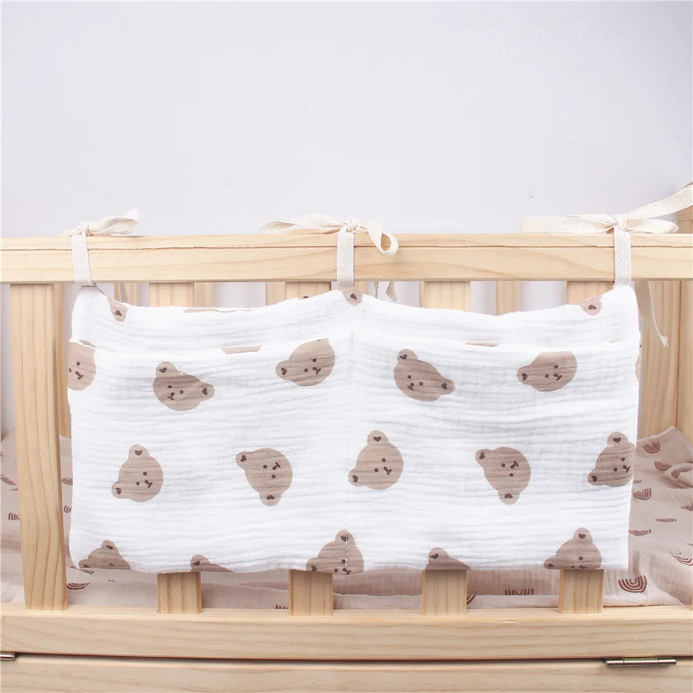 Portable Baby Crib Organizer Storage Bag