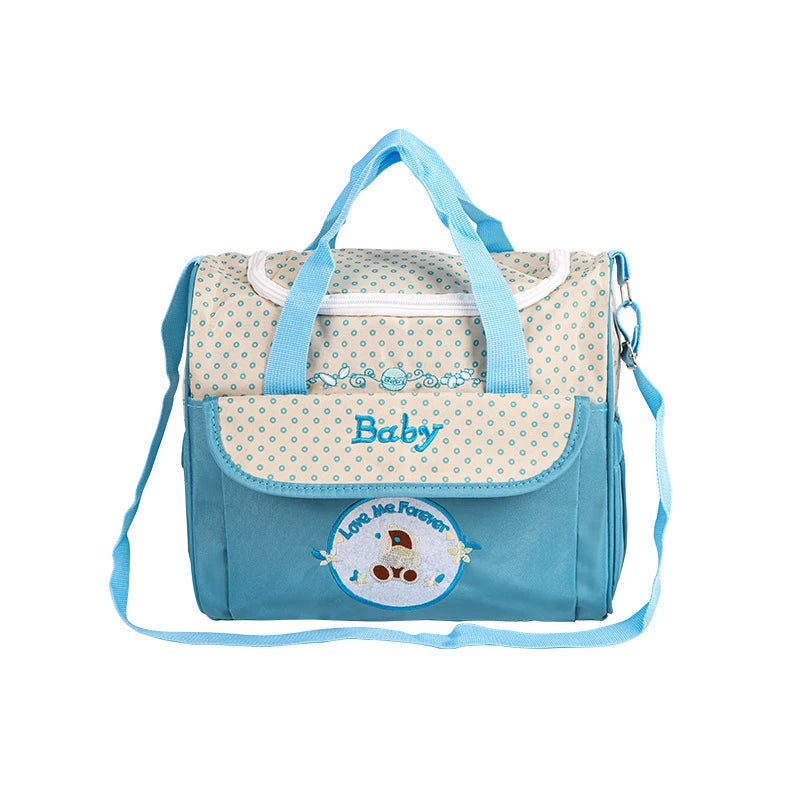 Large Capacity Bear Print Diaper Bag