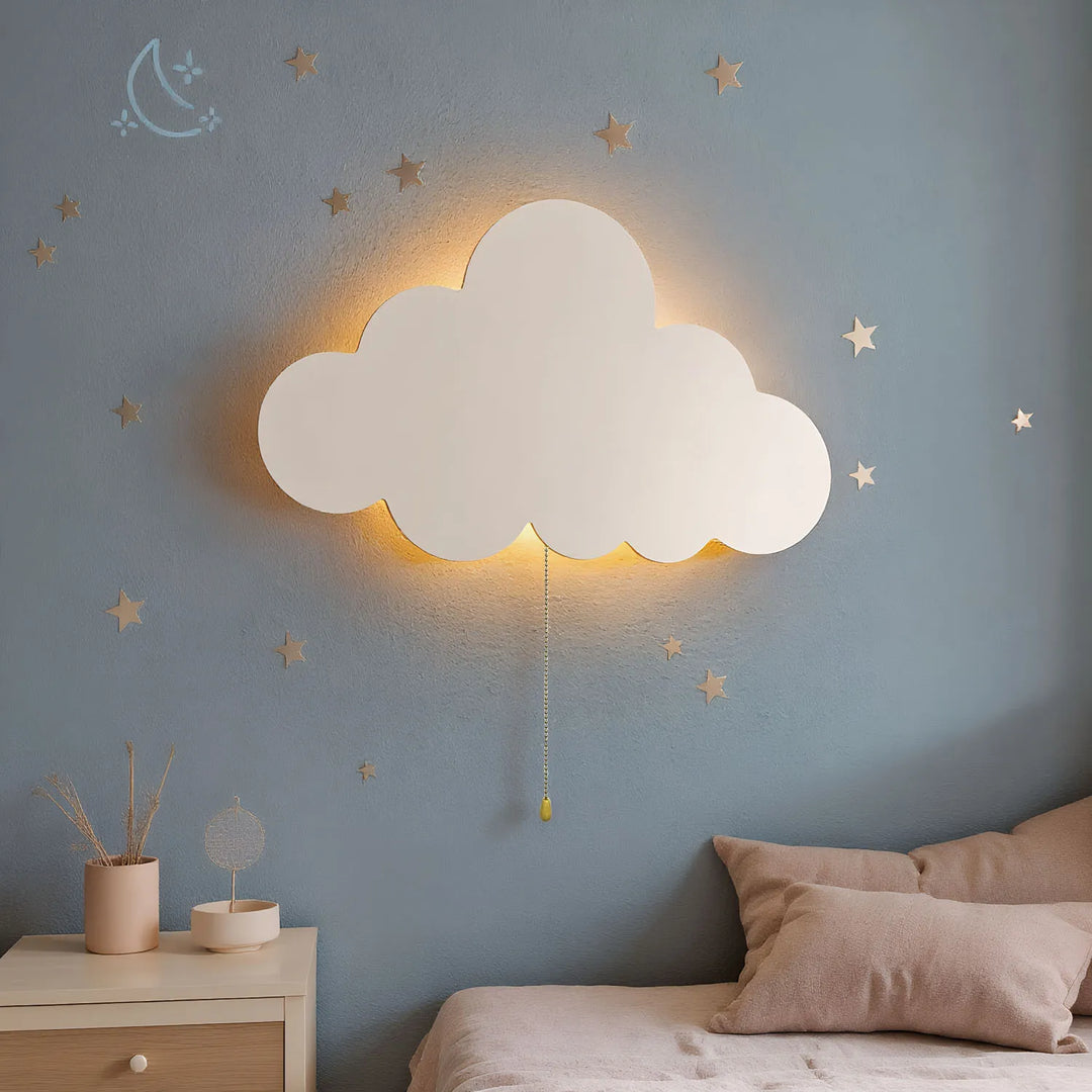Floating Cloud Wall Night Light for Nursery & Kids' Rooms