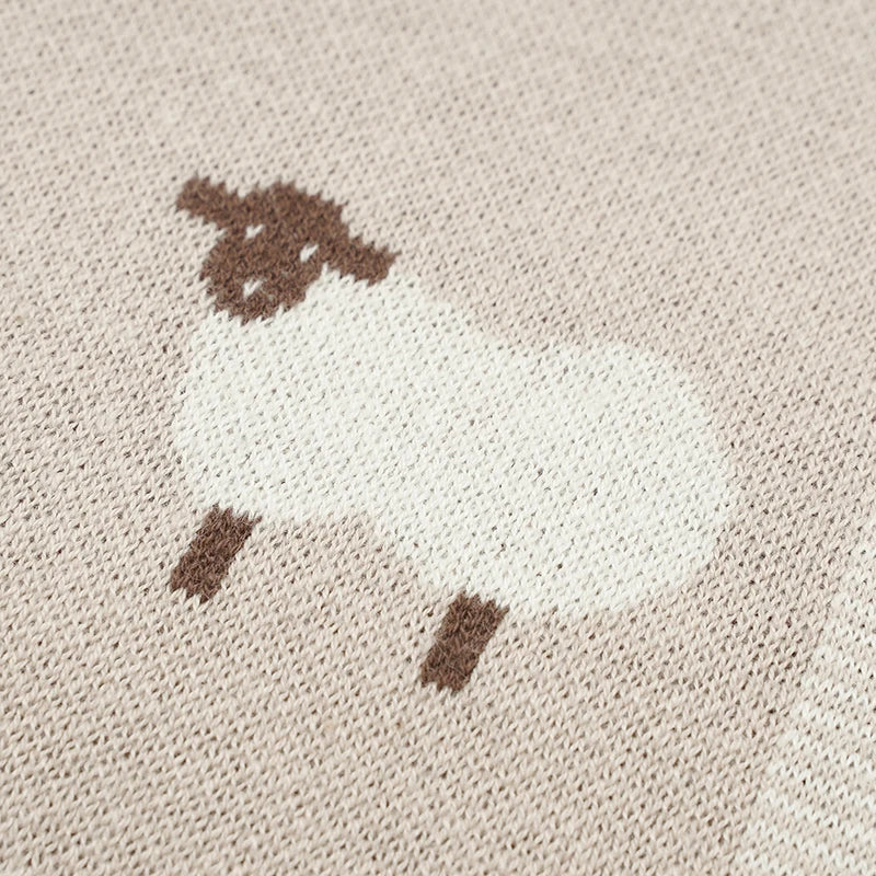 Knitted Cotton Baby Blanket