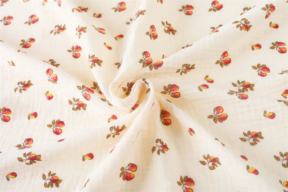 Cotton Muslin Baby Blanket for Swaddling & Stroller
