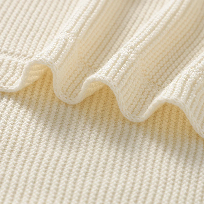 Cotton Knit Baby Blanket