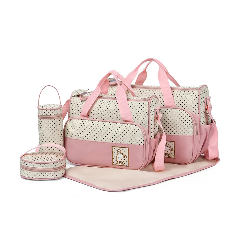 5-Piece Baby Diaper Bag Set