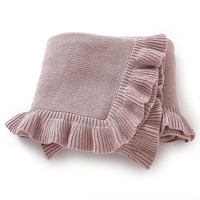 Dual-Use Knit Baby Blanket