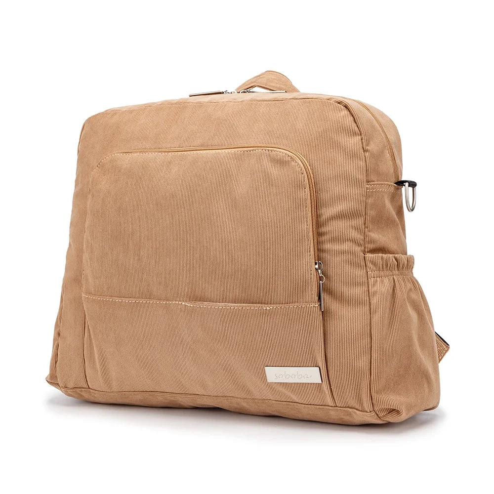 Corduroy Baby Diaper Backpack for Parents
