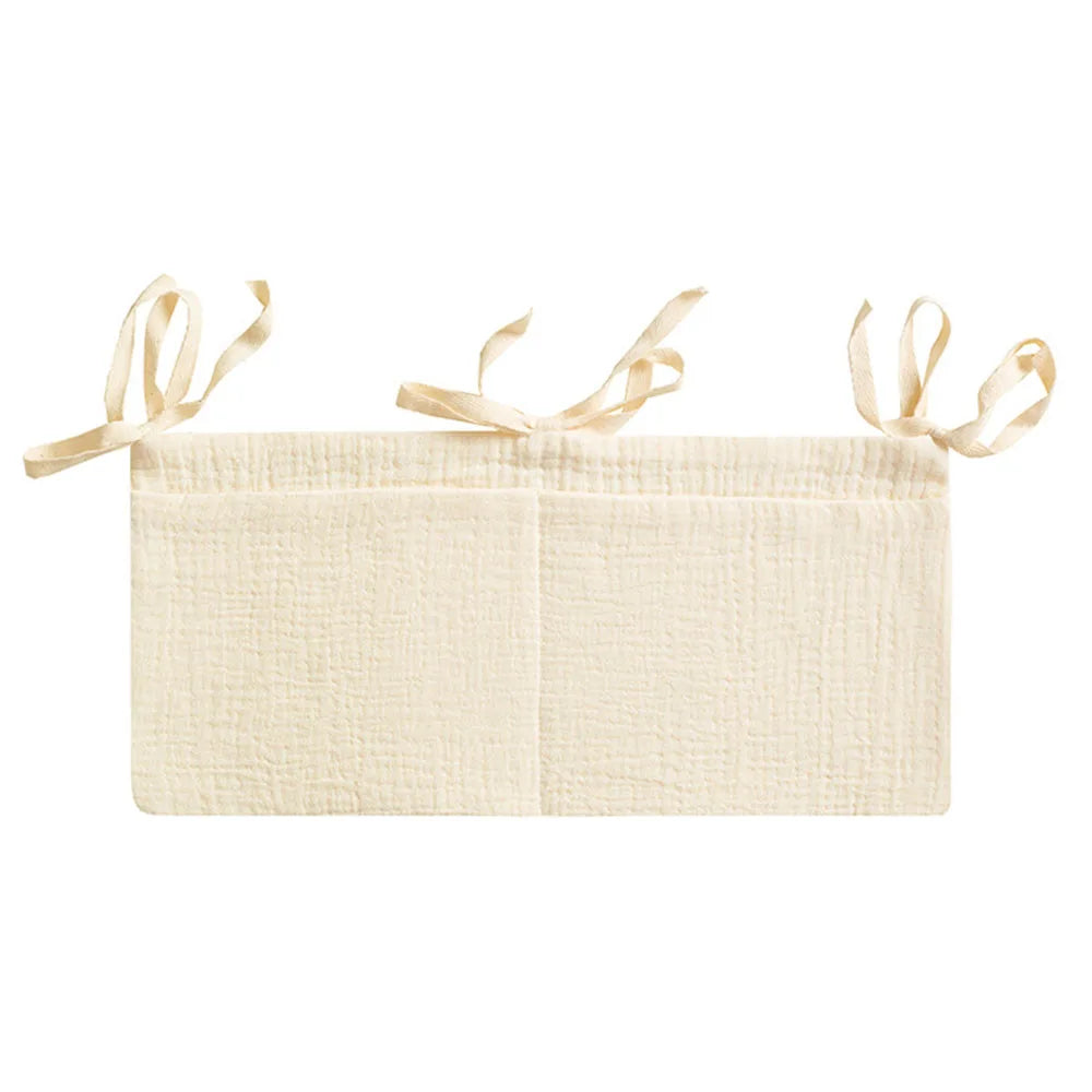 Baby Crib Organizer with 2 Storage Pockets