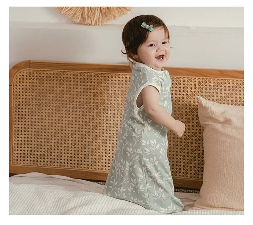 Sleeveless Baby Sleep Sack with 2-Way Zipper