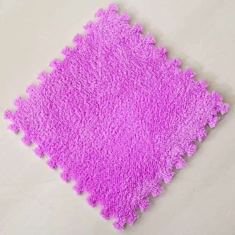 Plush EVA Foam Puzzle Play Mat (10 or 20 Pieces)