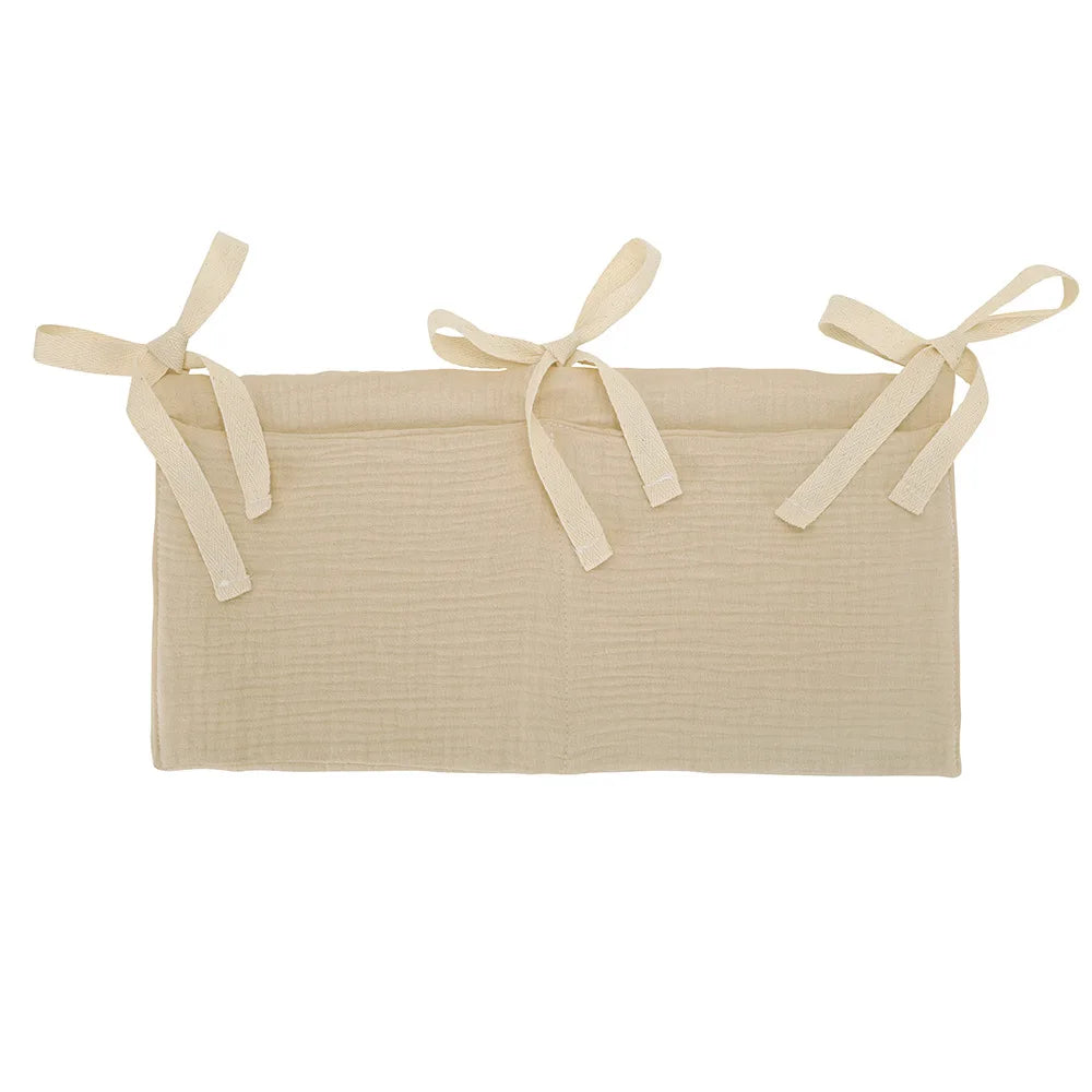 Baby Crib Organizer with 2 Storage Pockets