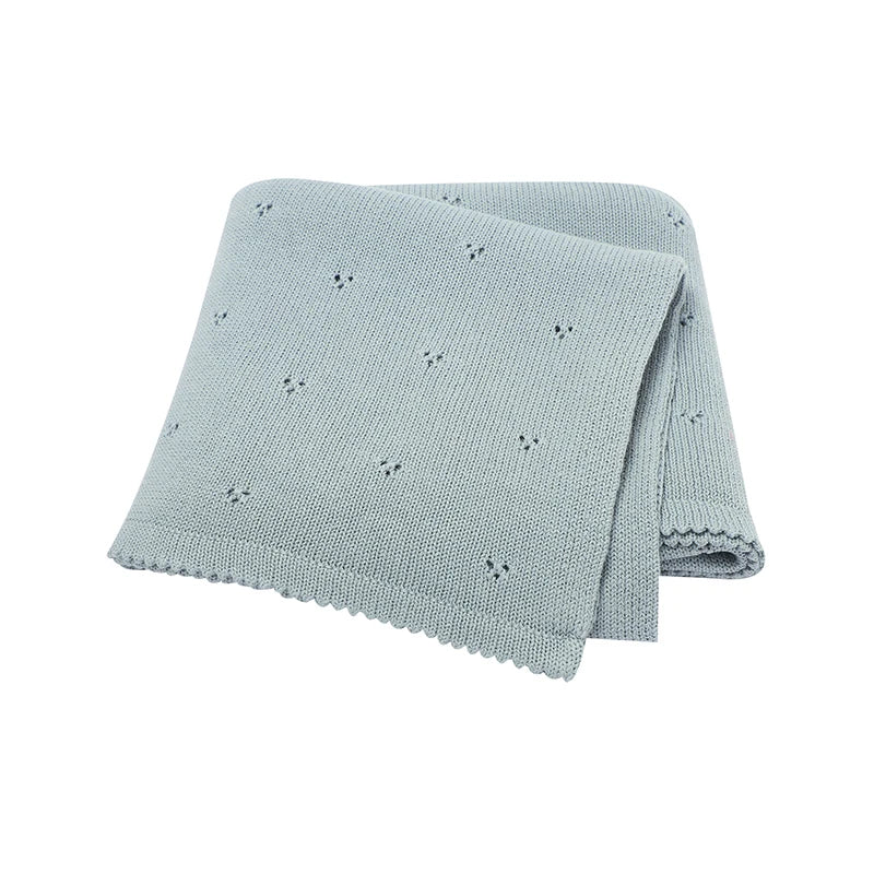 Soft Cotton Knit Baby Blanket