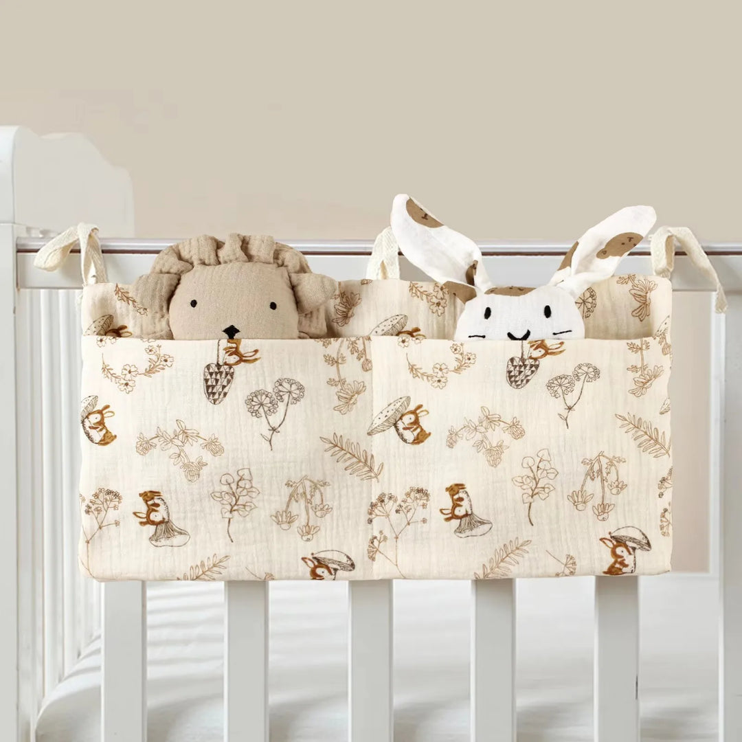 Portable Baby Crib Organizer Storage Bag