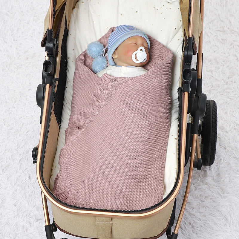 Dual-Use Knit Baby Blanket