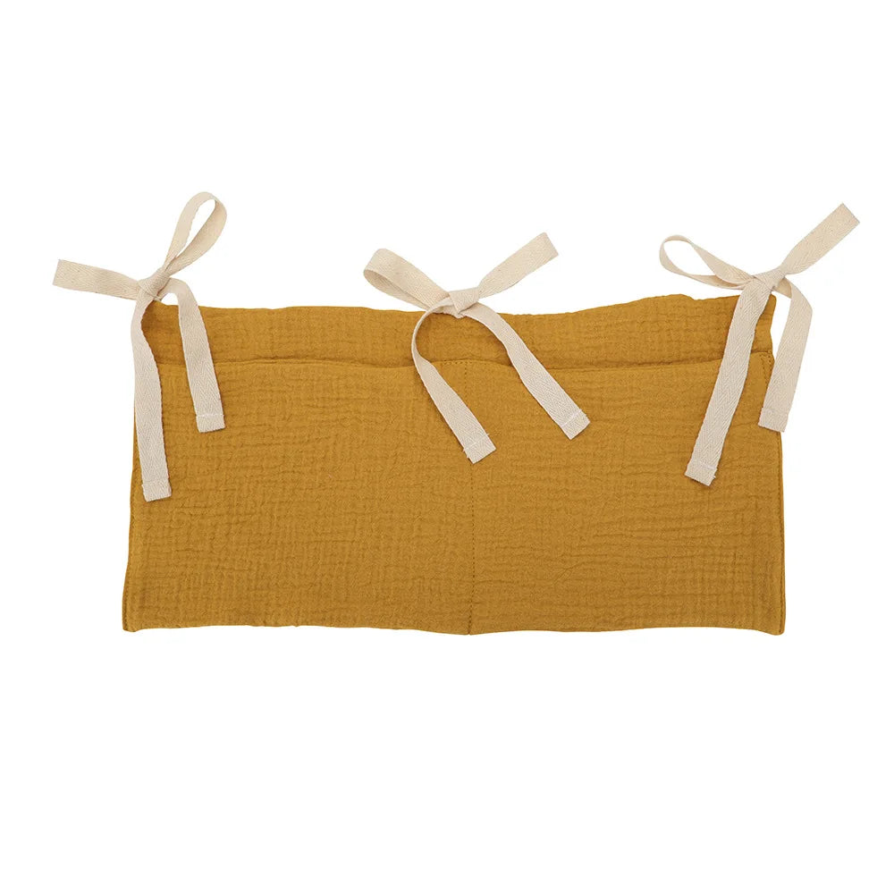 Baby Crib Organizer with 2 Storage Pockets