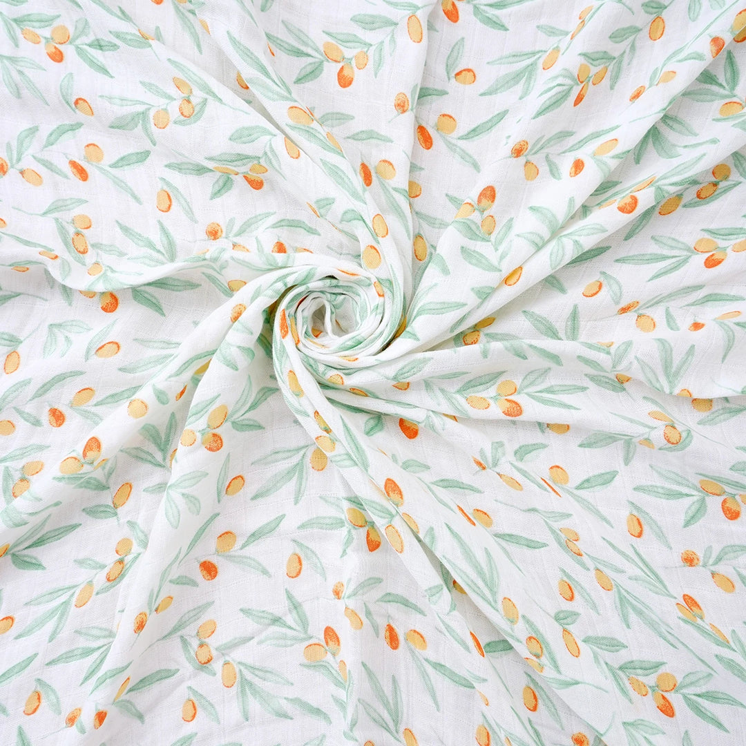 3-Pack Bamboo Cotton Muslin Swaddle Blankets