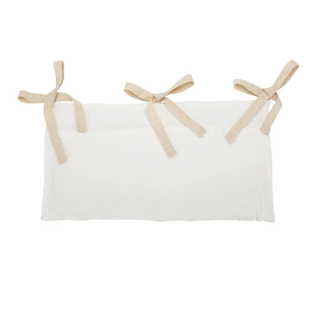 Baby Crib Organizer with 2 Storage Pockets