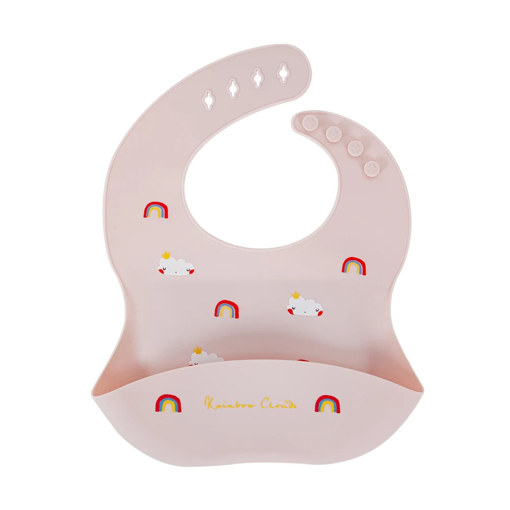 Adjustable Waterproof Silicone Baby Bib