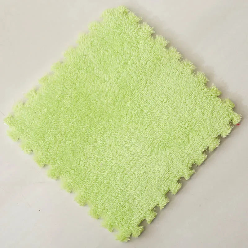 Plush EVA Foam Puzzle Play Mat (10 or 20 Pieces)