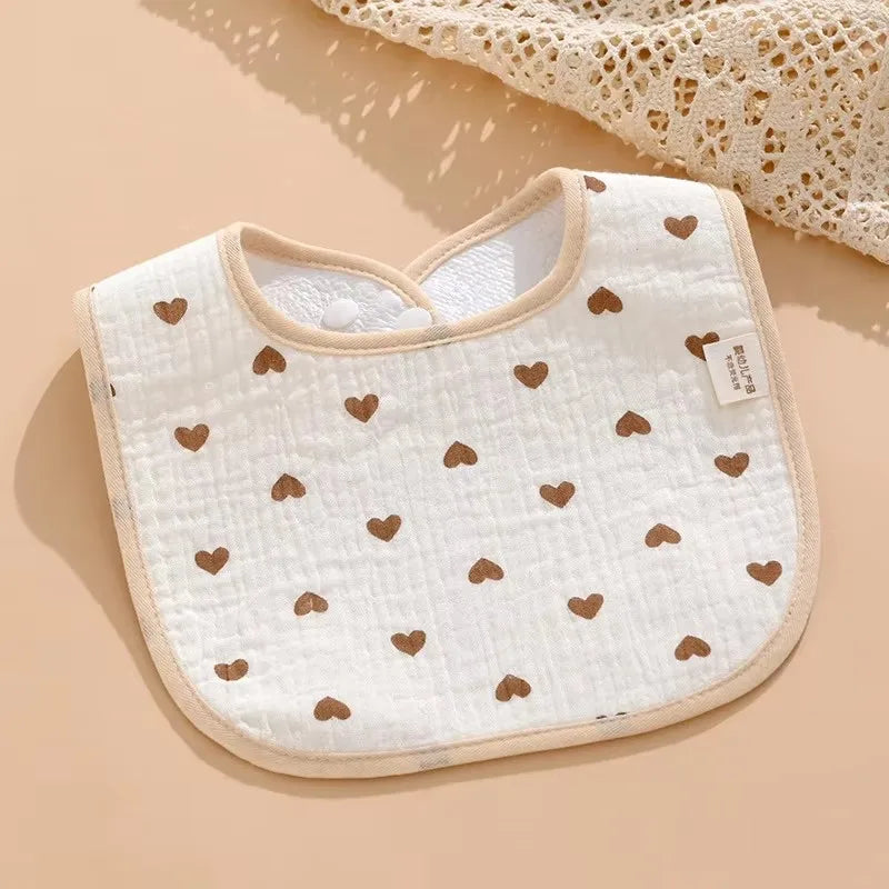 7-Pack Waterproof Cotton Baby Bibs