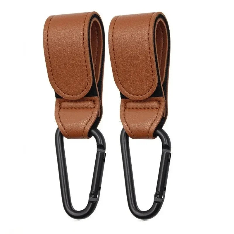 PU Leather Baby Stroller Hooks for Bags & Accessories