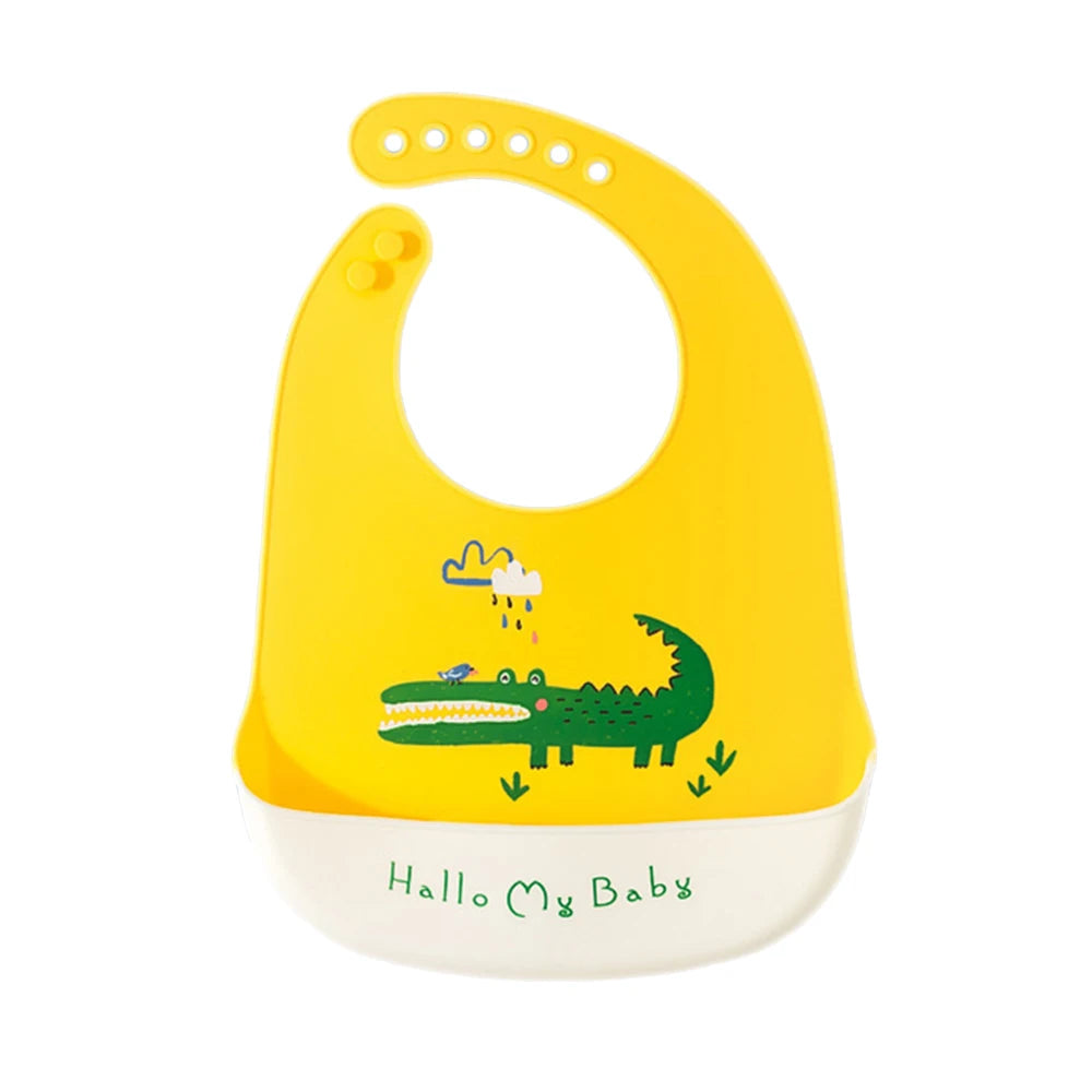 Reusable Silicone Baby Feeding Bib
