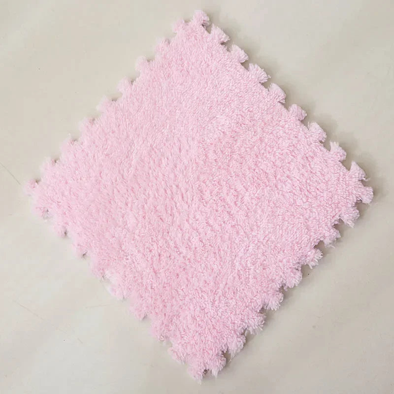 Plush EVA Foam Puzzle Play Mat (10 or 20 Pieces)