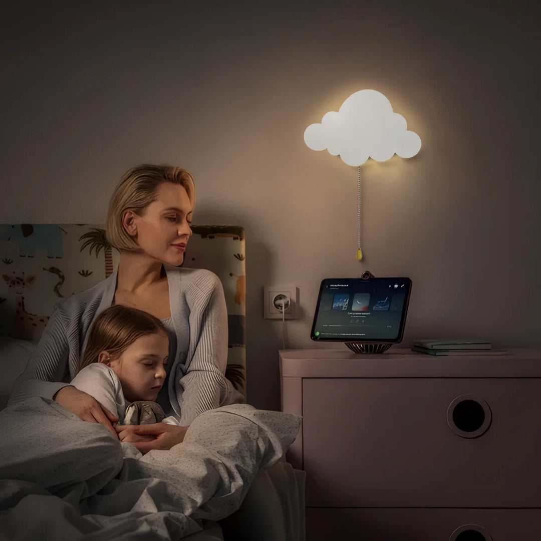 Floating Cloud Wall Night Light for Nursery & Kids' Rooms