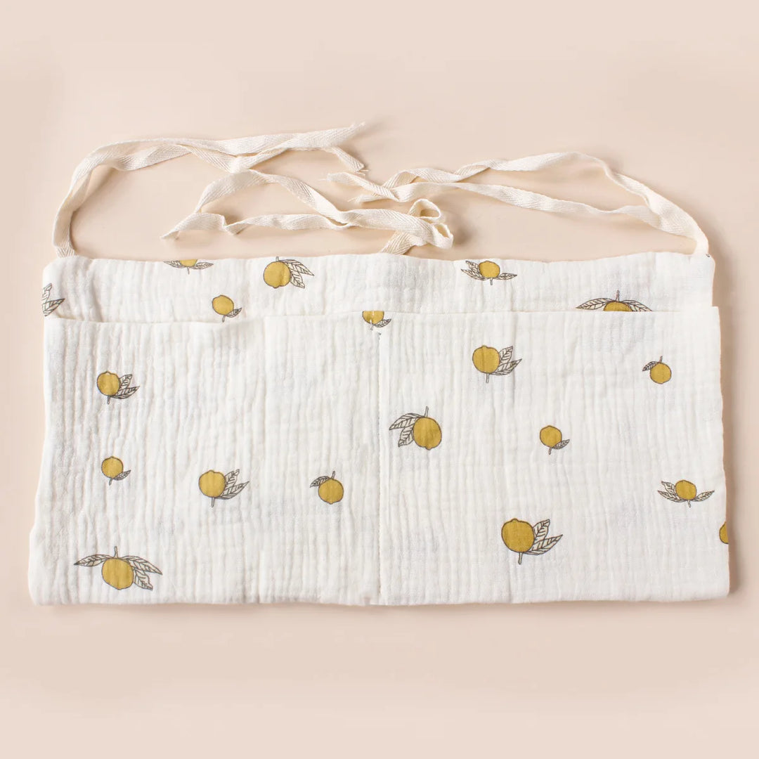 Baby Crib Organizer with 2 Storage Pockets