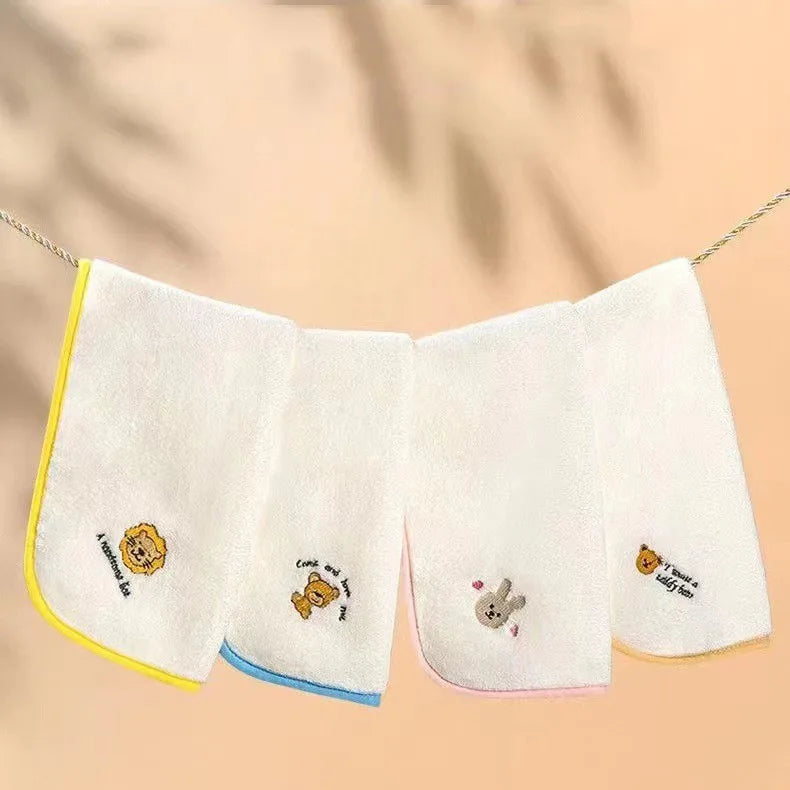5-Pack Soft Baby Washcloth Set
