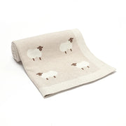 Knitted Cotton Baby Blanket