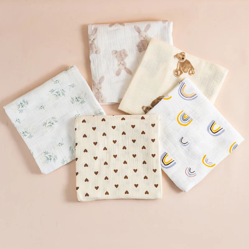 2-Layer Muslin Cotton Baby Blanket