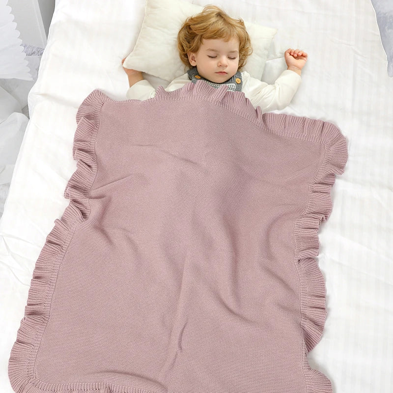 Dual-Use Knit Baby Blanket