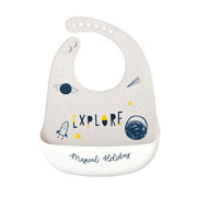 Reusable Silicone Baby Feeding Bib