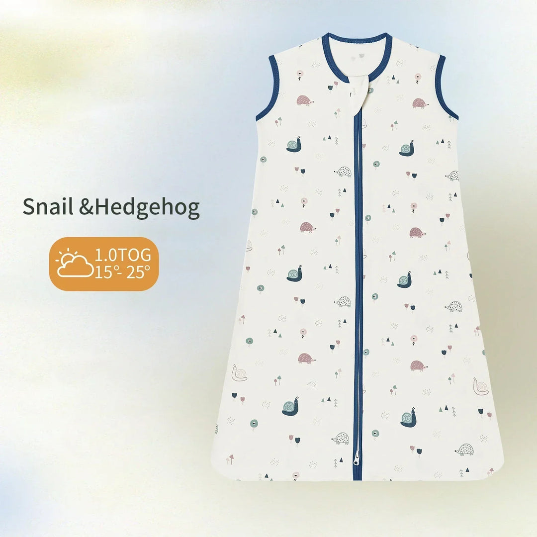 Cartoon Baby Sleep Sack Lightweight Wearable Blanket