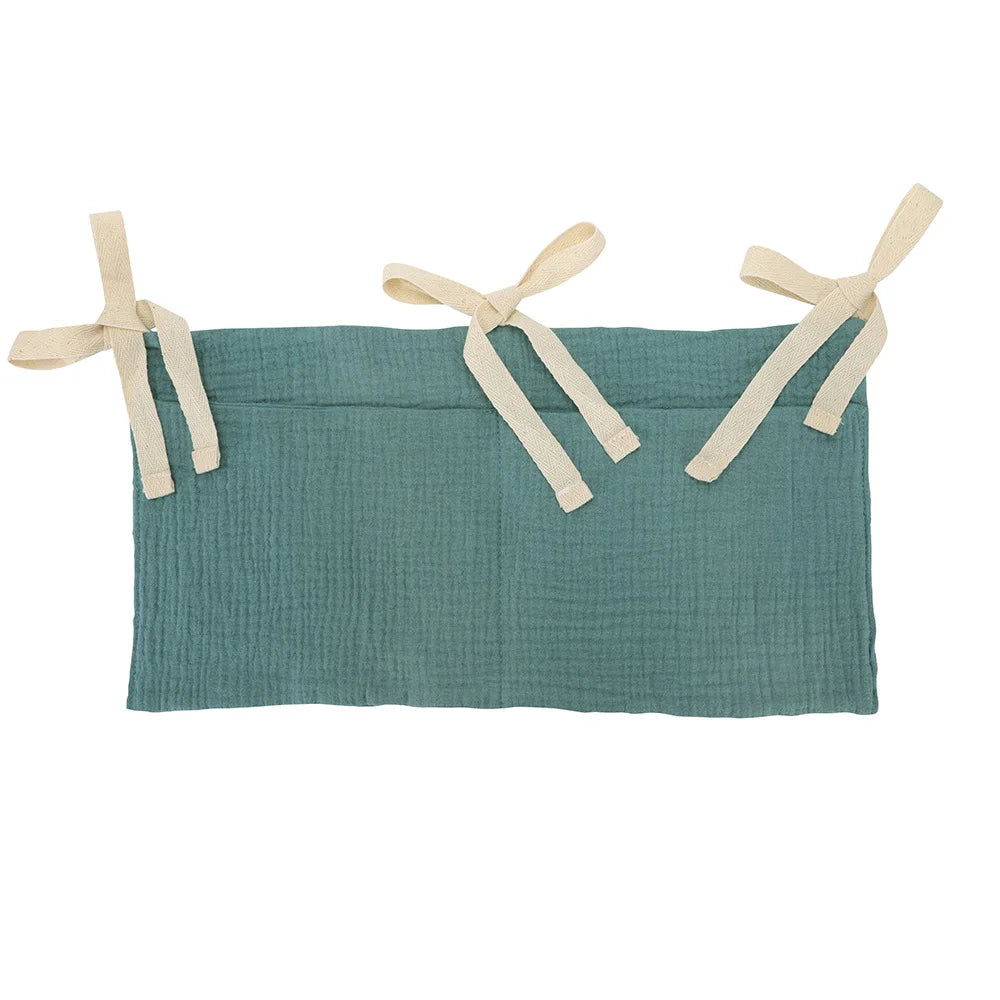 Baby Crib Organizer with 2 Storage Pockets