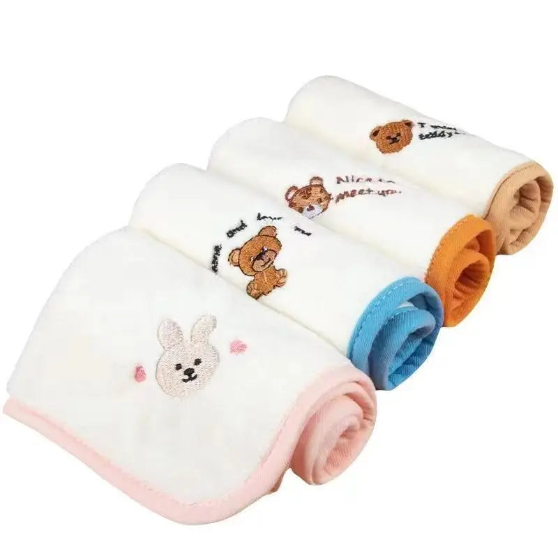 5-Pack Soft Baby Washcloth Set