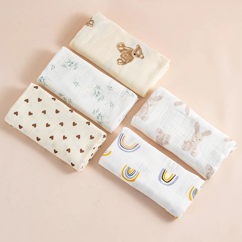 2-Layer Muslin Cotton Baby Blanket