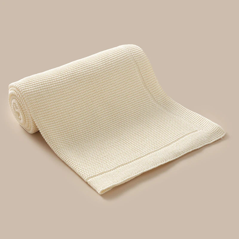 Cotton Knit Baby Blanket