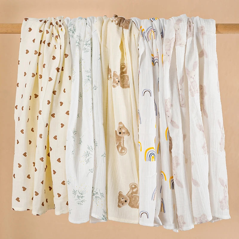 2-Layer Muslin Cotton Baby Blanket
