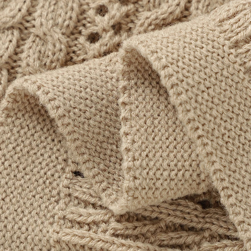 Soft Knit Baby Blanket for Stroller, Crib & Swaddle