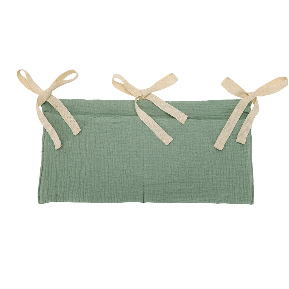 Baby Crib Organizer with 2 Storage Pockets