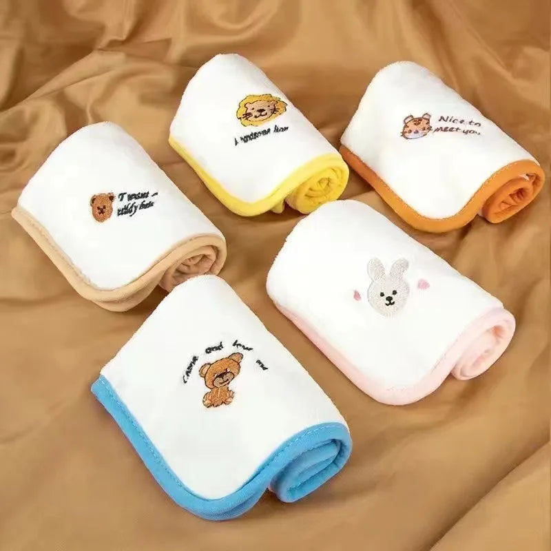 5-Pack Soft Baby Washcloth Set