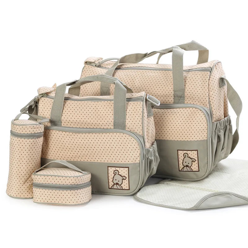 5-Piece Baby Diaper Bag Set