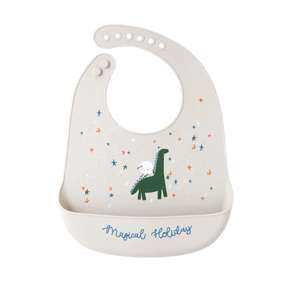 Reusable Silicone Baby Feeding Bib