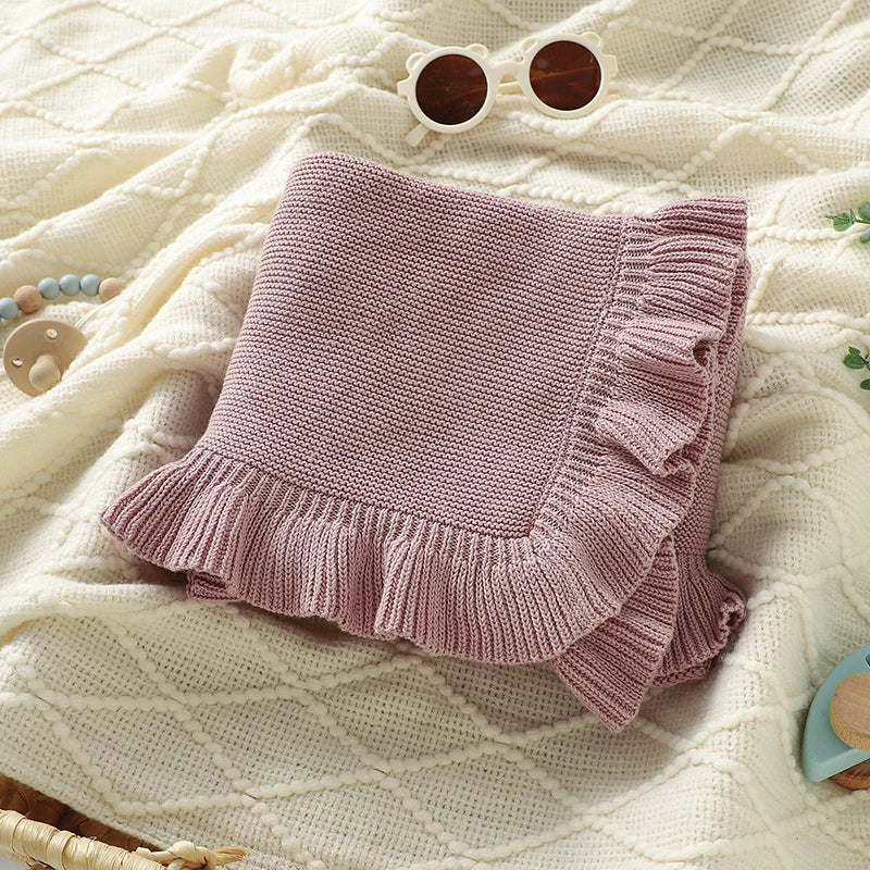 Dual-Use Knit Baby Blanket