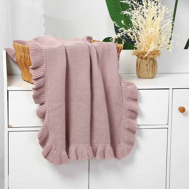 Dual-Use Knit Baby Blanket