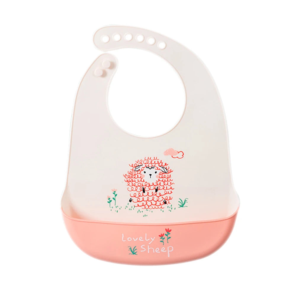 Reusable Silicone Baby Feeding Bib