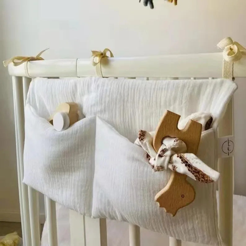 Portable Baby Crib Organizer Storage Bag