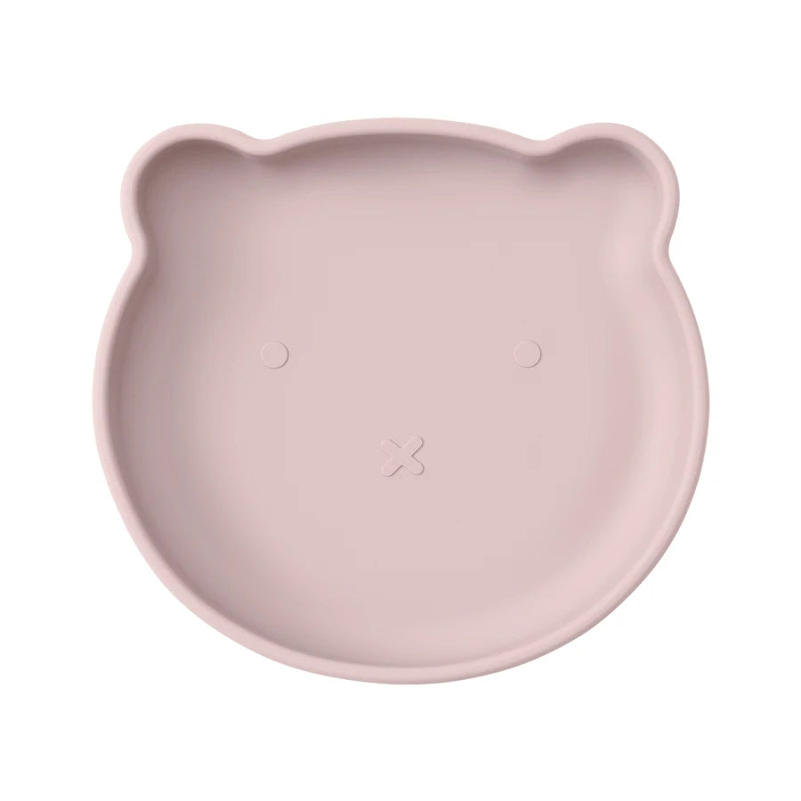 Bear-Shaped Silicone Baby Suction Plate